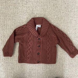 Janie and Jack Cable Knit Cardigan 6-12mos